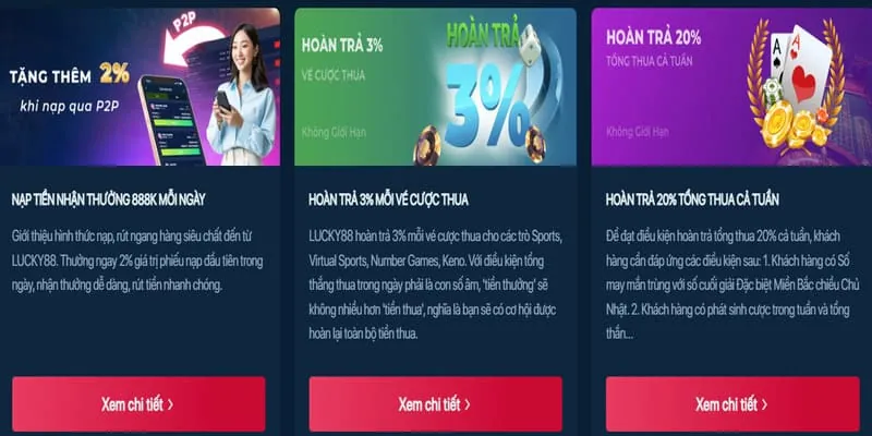 Thưởng Chào Mừng VIP